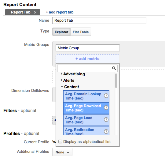 Creating a Custom Report