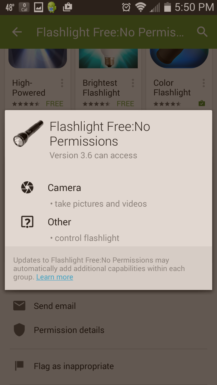 flashlight free no permissions