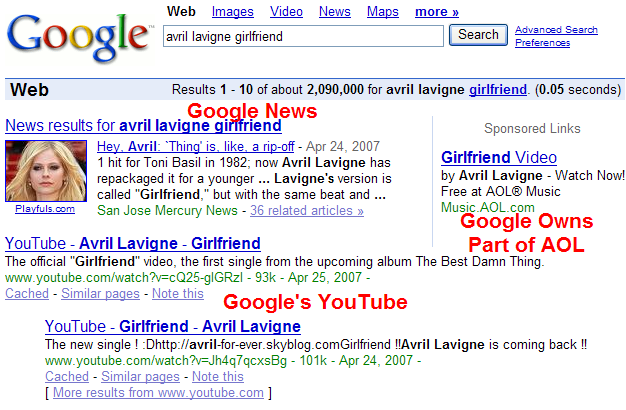 Google Arbitraging Google.