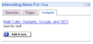 Google Related Widgets.