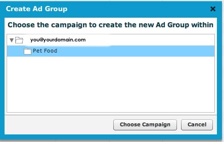 Create Ad Group