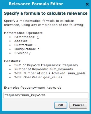 Keyword relevancy