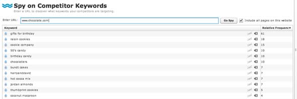 Wordstream Spy Tool