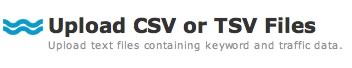 Upload CSV/TSV