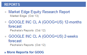 Google Finance