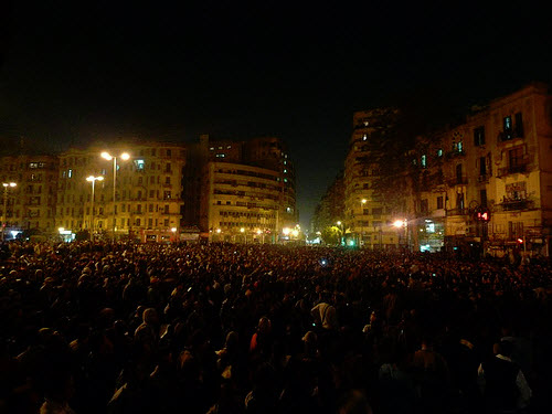 Mob in Egypt. CC Licensed by Al Jazeera.